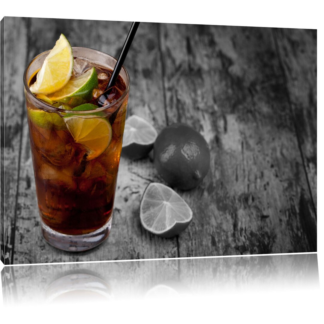 Leinwandbild Cuba Libre mit vielen Limetten