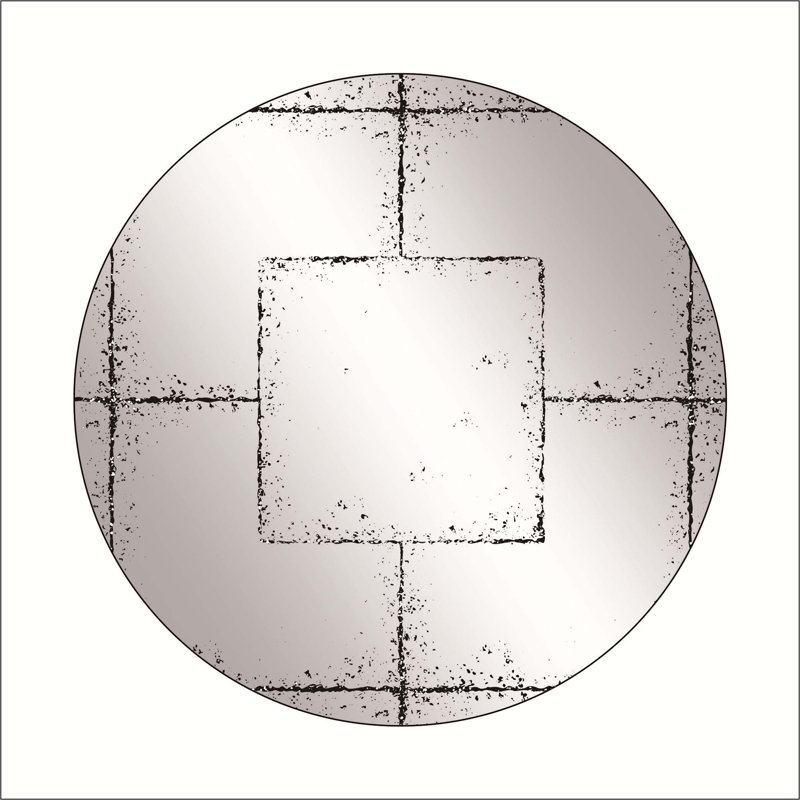Round Wall-Mounted Mirror with High-Definition Imaging, Versatile Home Decor for Multiple Rooms and Settings