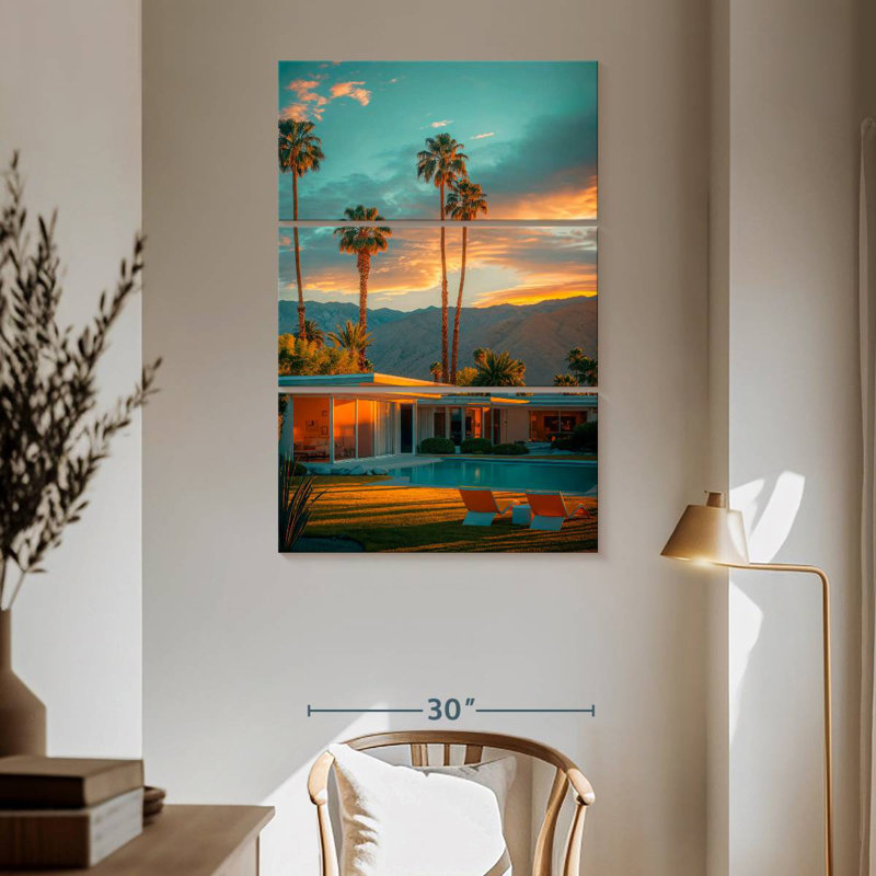 Lilie Palm Springs Golden Sunset, H 65 po x l 42 po