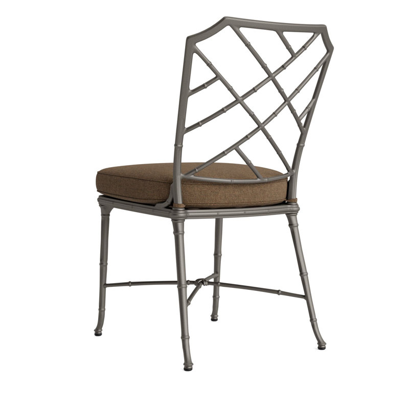 Calcutta Outdoor Dining Side Chair, Mica, Fusion Moccasian, Brown