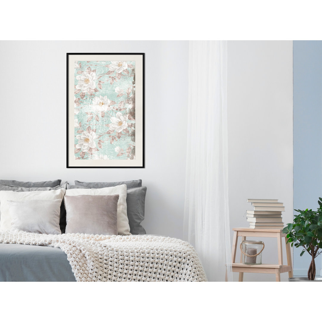 Gerahmtes Poster Floral Muslin