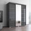 Armoire grise 3D 71 "avec miroir Aria-826026348