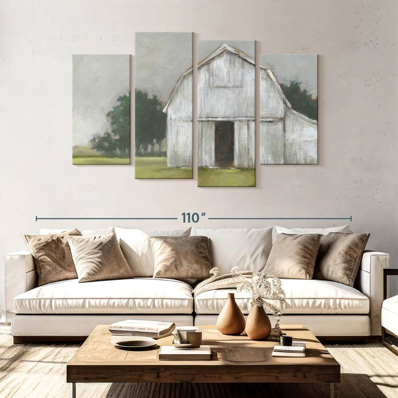 Lilie Rustic Barnyard I, 54" H x 84" W