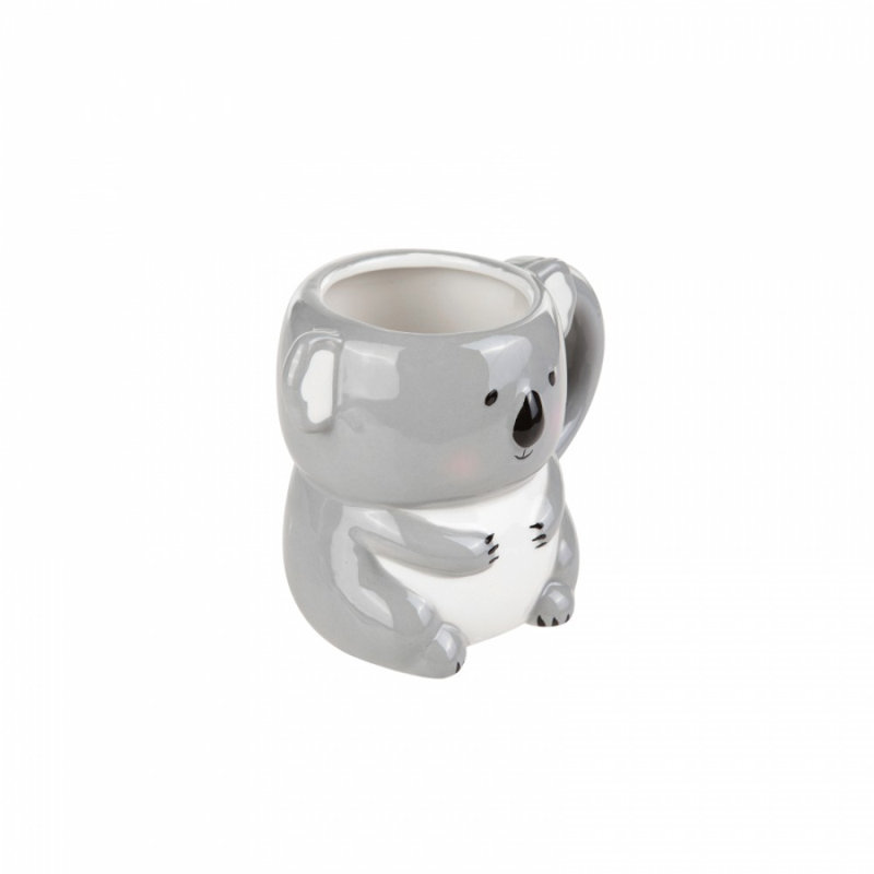 Karaca Animal Koala Stoneware Mug, 352ml, Multi