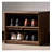 Solid Wood Slatted Shoe Storage Bench