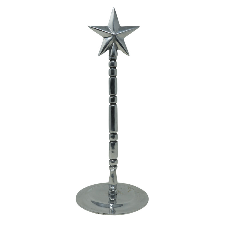 Pewter Texas Star Paper Towell Holder