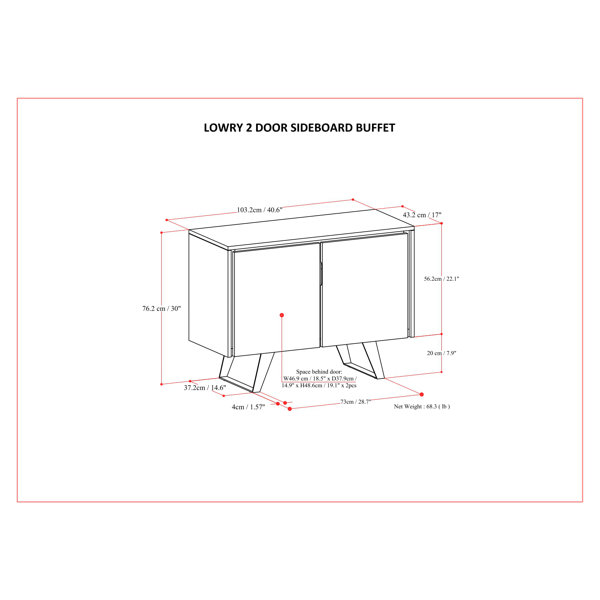 Dimensions du produit