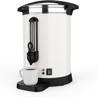 Urne à café commerciale en acier inoxydable 18L - Grande cafetière à percolateur pour le buffet, la restauration, le mariage et les réceptions