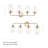 Celino Four-Light Bath & Vanity with Glass-973107390-973107385