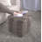 Barracuda Handcrafted Cotton Pouf With Chevron Pattern, Perfect For Stylish And Comfortable Seating In Any Room