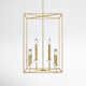 Perth 8 Light Metal Dimmable Lantern Chandelier