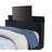 Contemporary Wingback TV Bed with Motorized Lift and Flame Visualizer