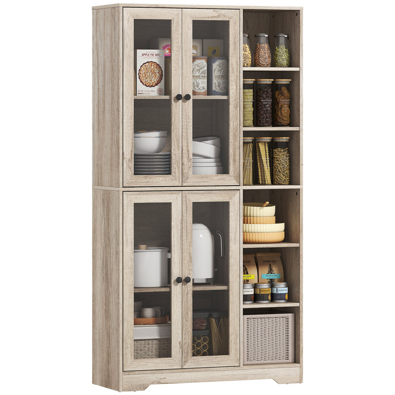 172cm Kitchen Pantry, Light Grey