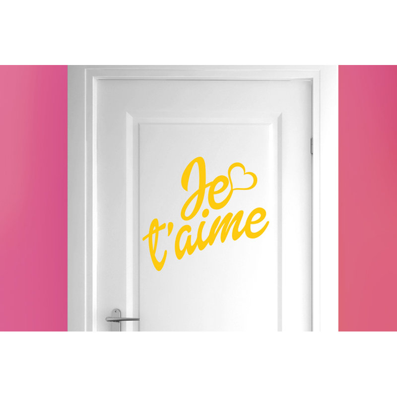 Wall Decal, Dark Yellow