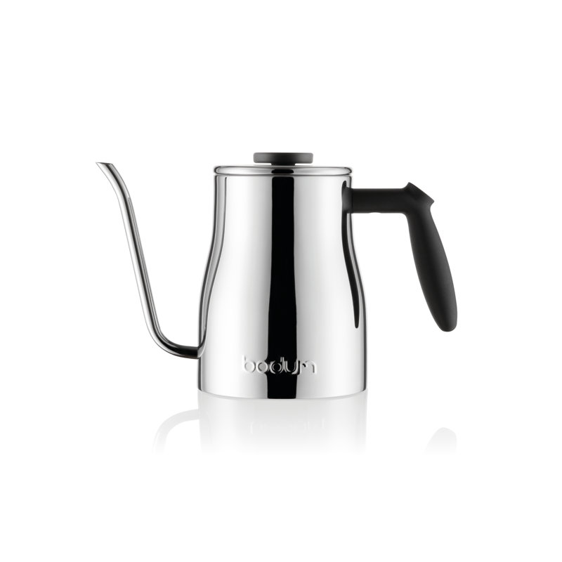 Bodum Bistro Gooseneck Stovetop Water Kettle, Chrome