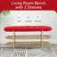 Banc de rangement rembourré Lylarae-87851526
