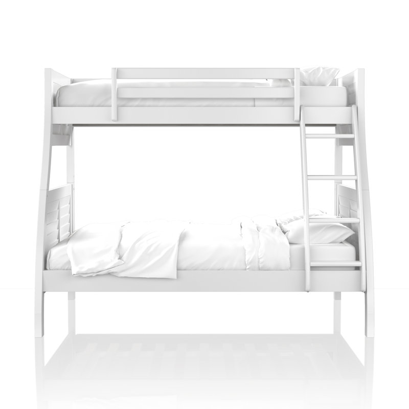 Acevedo Kids Twin Over Full Bunk Bed, Antique White