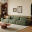 Coussin modulaire 118,11 po 100% polyester-109246362-109246363