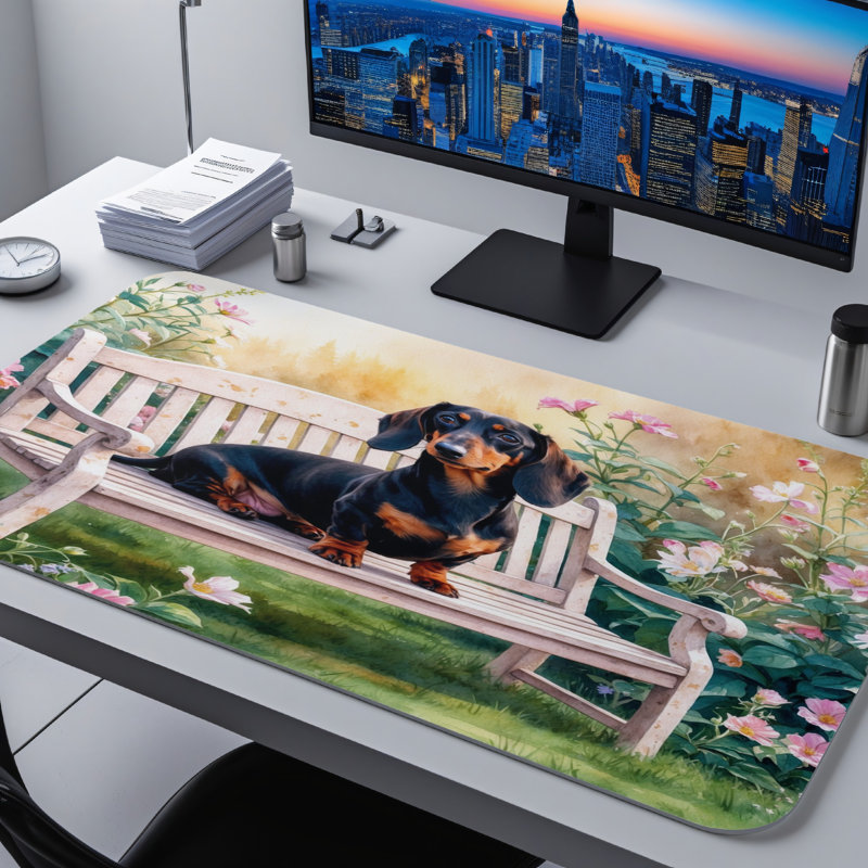 Polyester Desk Pad, 23.6x13.8