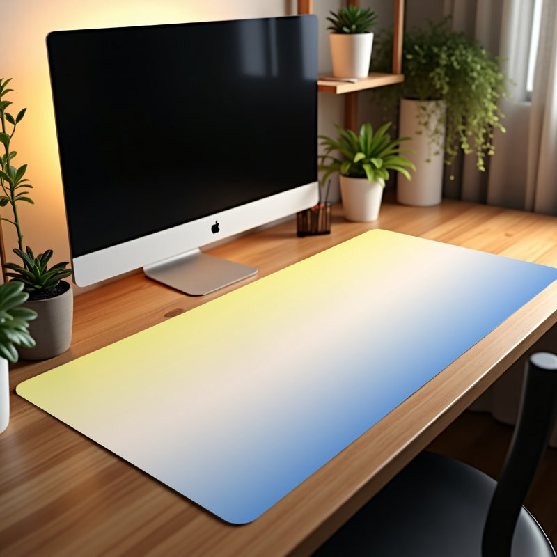Polyester Desk Pad, 23.6x13.8