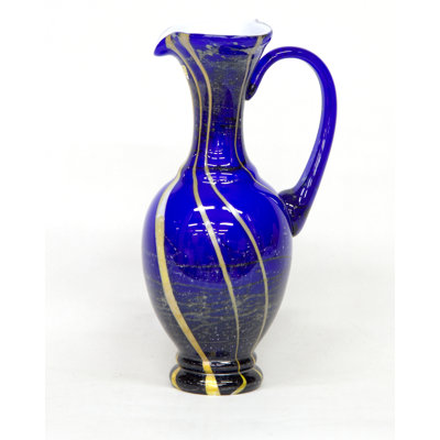 Vase de table décorative en verre soufflé à la main Kirtland