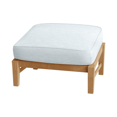 Croquet Teak Outdoor Ottoman