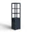 Elin 70" H x 18" W Etagere Bookcase, Navy Blue