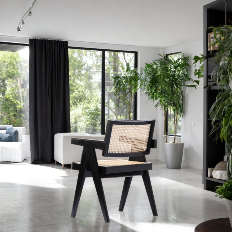  Chaise de salle à manger Jamilla, Noir