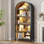 Armoire de rangement arquée à 5 tablettes de 29,5 po de largeur avec capteur tricolore-2007122018
