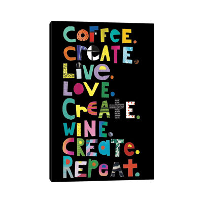 Create by Jen Bucheli - Wrapped Canvas Print