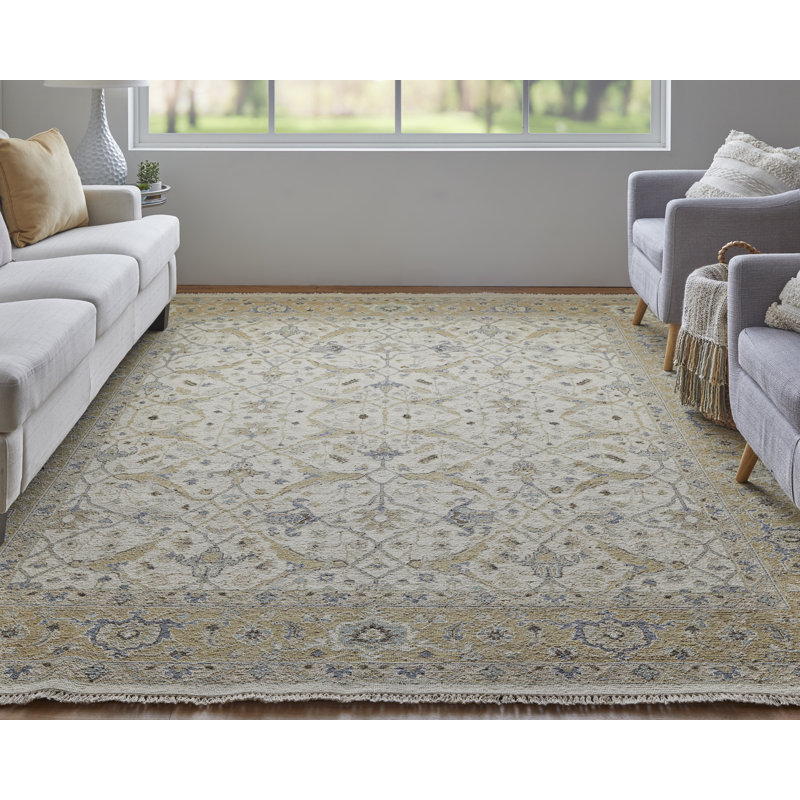 Corbitt Wool Oriental Area Rug, Rectangle 5'6" x 8'6"