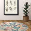 Fluttered Blossoms Braided Rug-1217255047