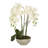 65cm Faux Flowering Plant in Ceramic Pot