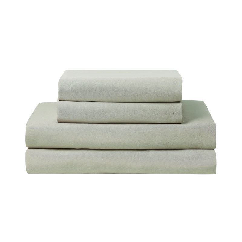 CEDAR COURT Mountainside Tan Ultra Soft Microfiber Reversible Comforter Set, King Comforter + 2 King Shams