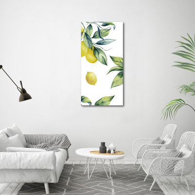 Lemons - Wrapped Canvas Print