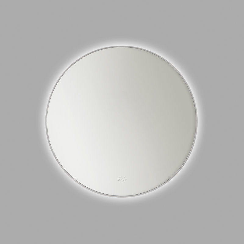 Cadre Round Mirror 30x30 from Generation Lighting , Chrome, 30" x 30"