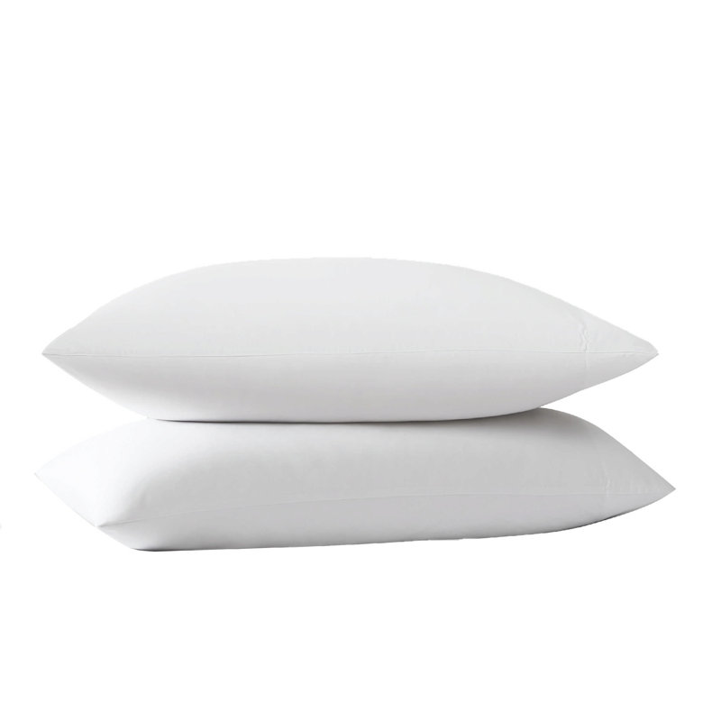 2 Piece Guest Room Pillowcase Case Pack, White, Queen Pillowcase Case Pack