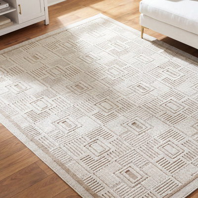 Hildegard Checkered Outdoor Rug