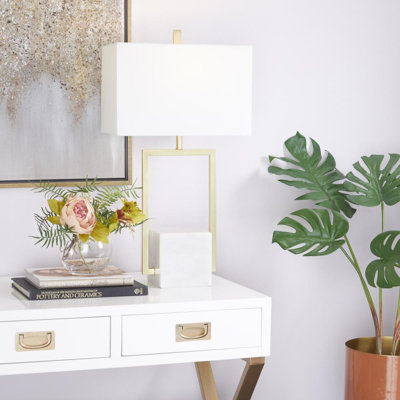 Lampe de table en marbre Eveloun