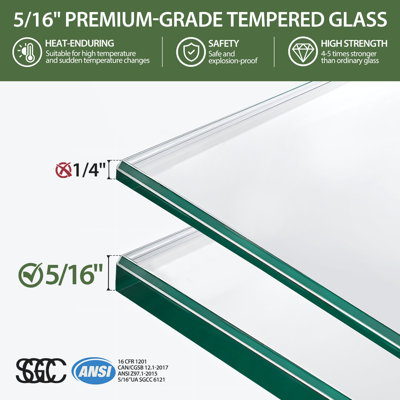 Frameless Sliding Shower Door: Easy Installation, Stainless Steel Elegance, Modern Bathroom Use