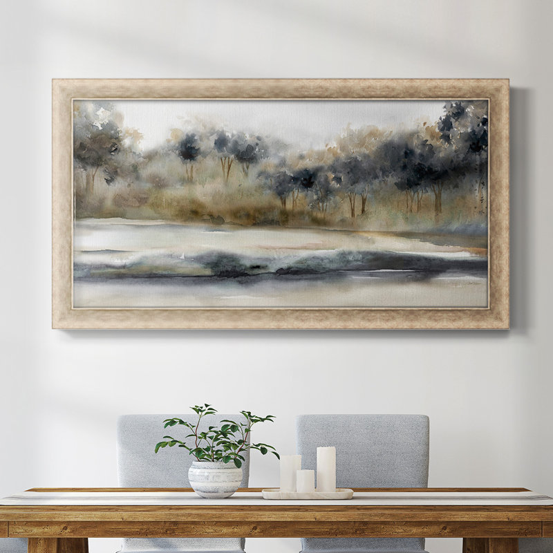 Silent River - Reproduction de photo sur toile simple, H 25 po x l 45 po x P 2,5 po