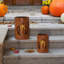 Set Of 2 Cutout Harvest Halloween Pumpkin Pail Lanterns