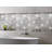 3" x 3" Metal Honeycomb Mosaic Tile