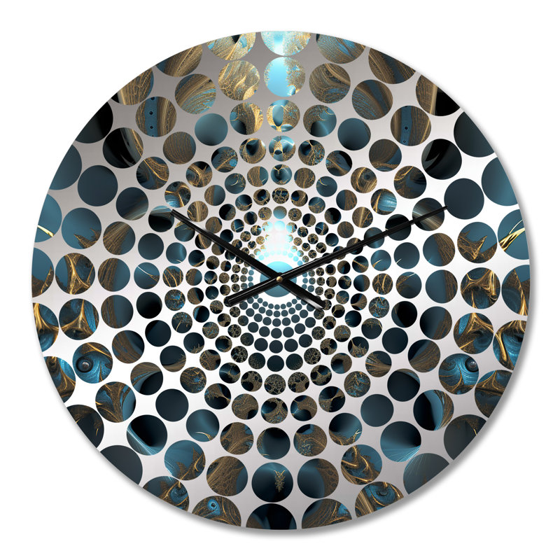 Bassem - Abstract Geometric Wall Clock, Small