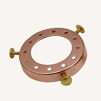 Toquerville Socket Lampshade Holder Top Collar Ring Adapter Lamp Base Solid Metal Separate Lighting Kit