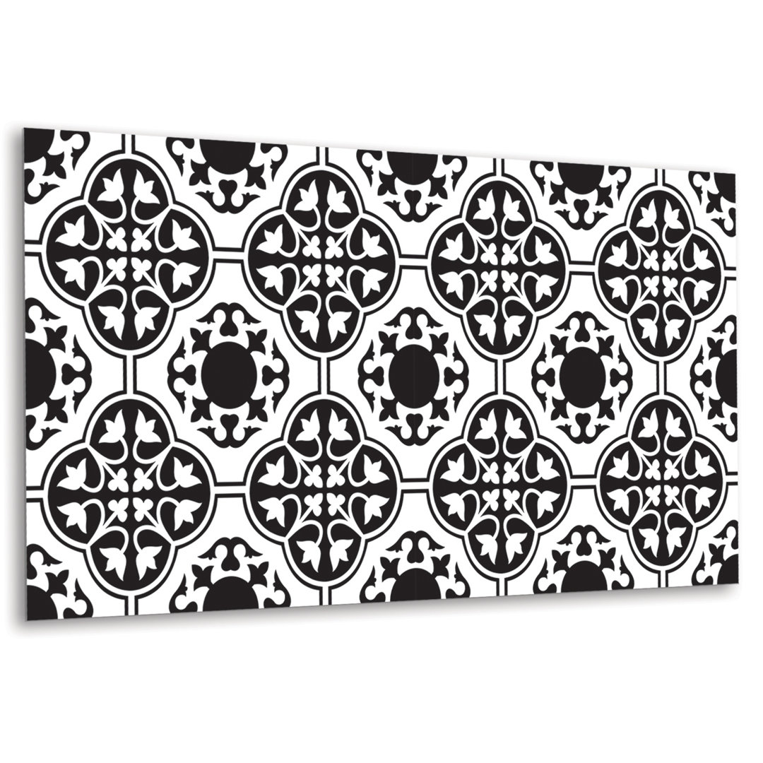 Wall Tiles Self Adhesive Vinyl Splashback Wall Stickers 39,37x19,68 Inch Sticker Tile Peel and Stick