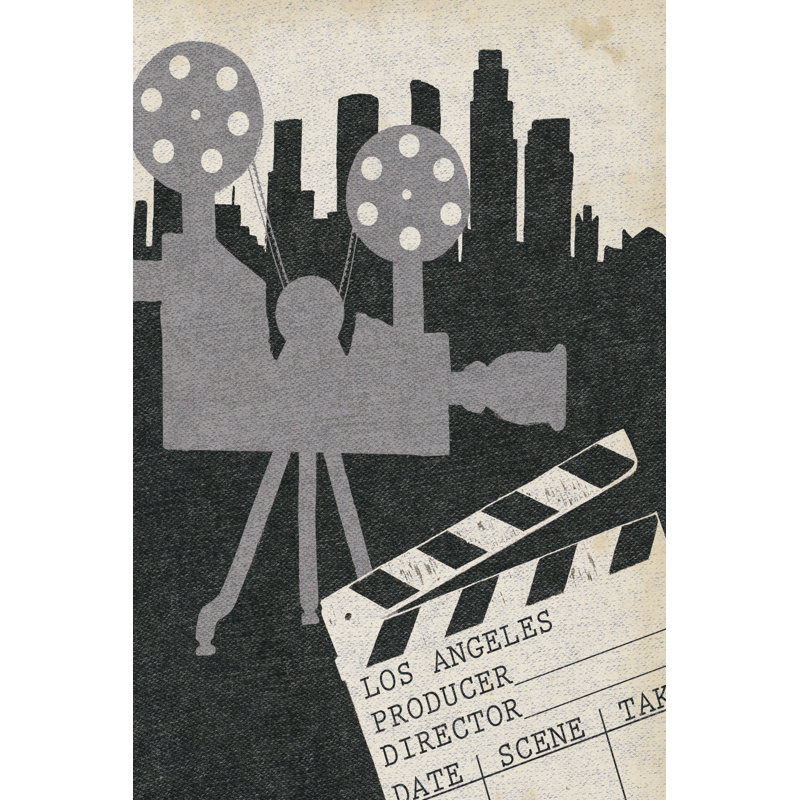 Vintage Film I - Wrapped Canvas Print, 46cm H x 30cm W x 3.8cm D