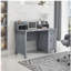 Bureau classique avec rangement, gris