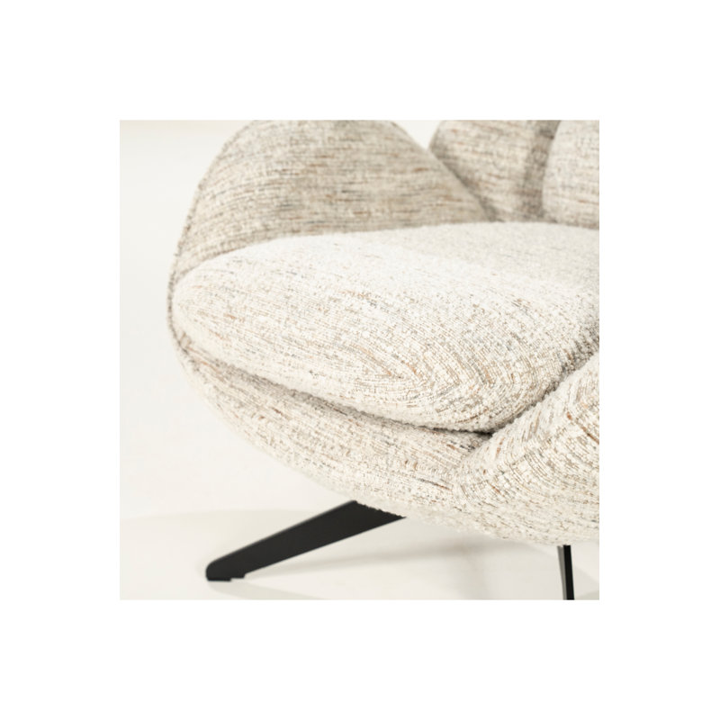 Ryan Swivel Lounge Chair, Beige