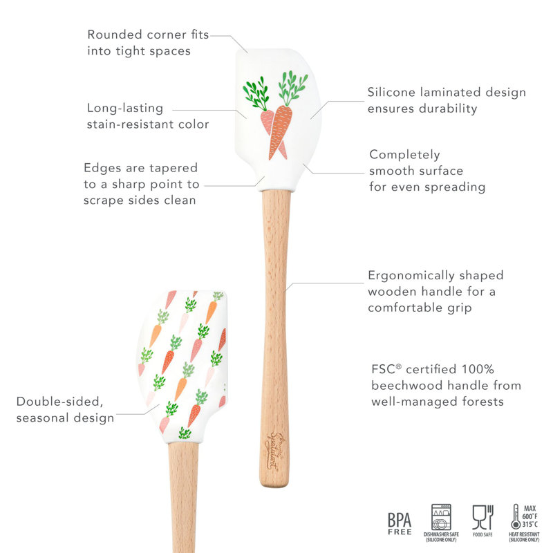 Tovolo Spatulart® Carrot Patch Spatula